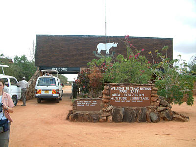 Das Buchuma Gate des Tsavo East Nationalpark