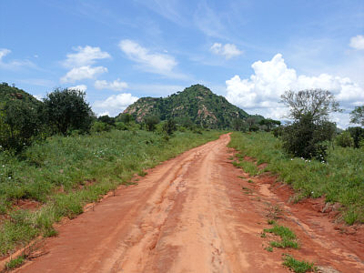 Landschaft im Tsavo East Nationalpark