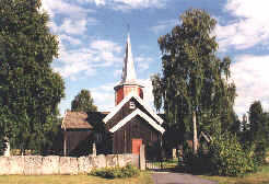 Die Stabkirche von Flesberg