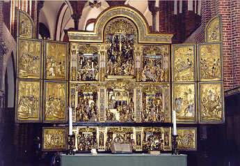 Altarwand im Dom von Roskilde