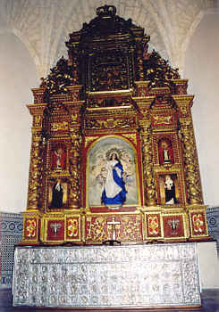 Hauptaltar in der 'Iglesia de la Regina Angelorum' in Santo Domingo