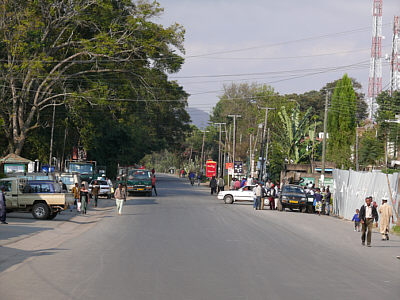 Straße in Arusha