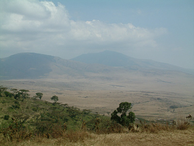 Landschaft westlich des Ngorongoro Kraters