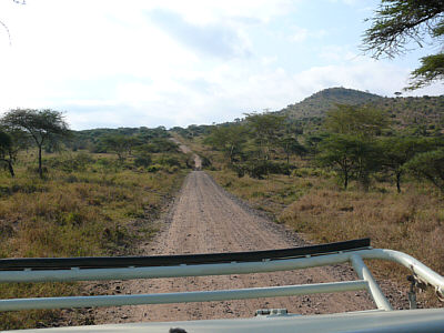 Landschaft auf dem Weg ins Meru-Gebiet (Serengeti NP)