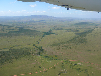 Wunderschne kenyanische Landschaft