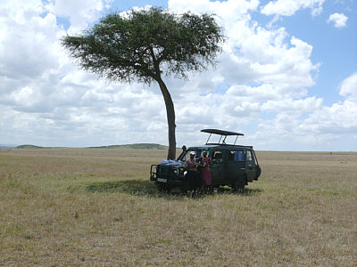 Lunch-Break in der Maasai Mara