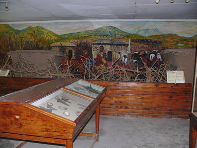 Innenraum des Narok Museums