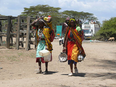 Viehmarkt in Ewaso Nyiro