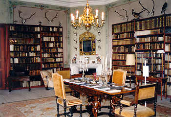 Bibliothek in Valdemars Schloss