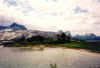 Bergpanorama am Efjord